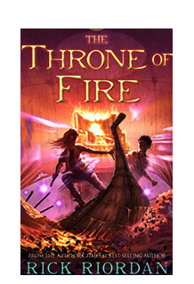 The Throne of Fire Book Cover